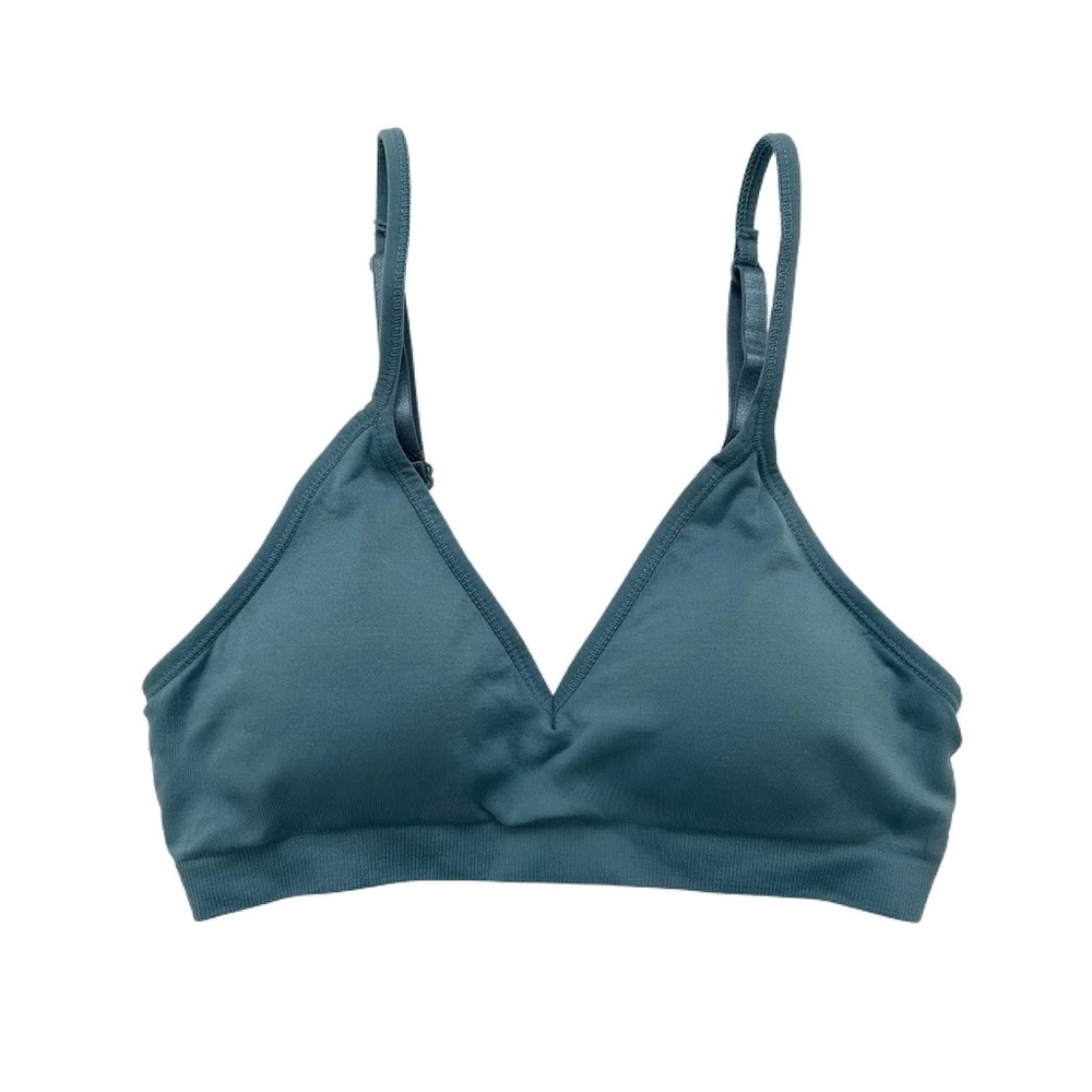 NWT Bluestone Triangle Padded Seamless Bralette